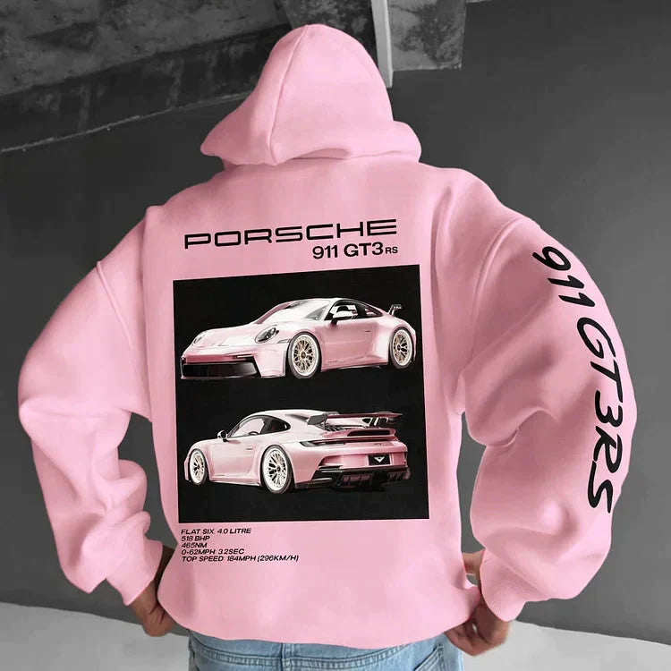 Unisex Renn-Hoodie Grafikdruckdesign Dynamischer Look