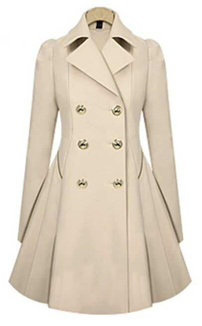 Damen Eleganter Trenchcoat Für Stilvolle Outfits Zeitlos