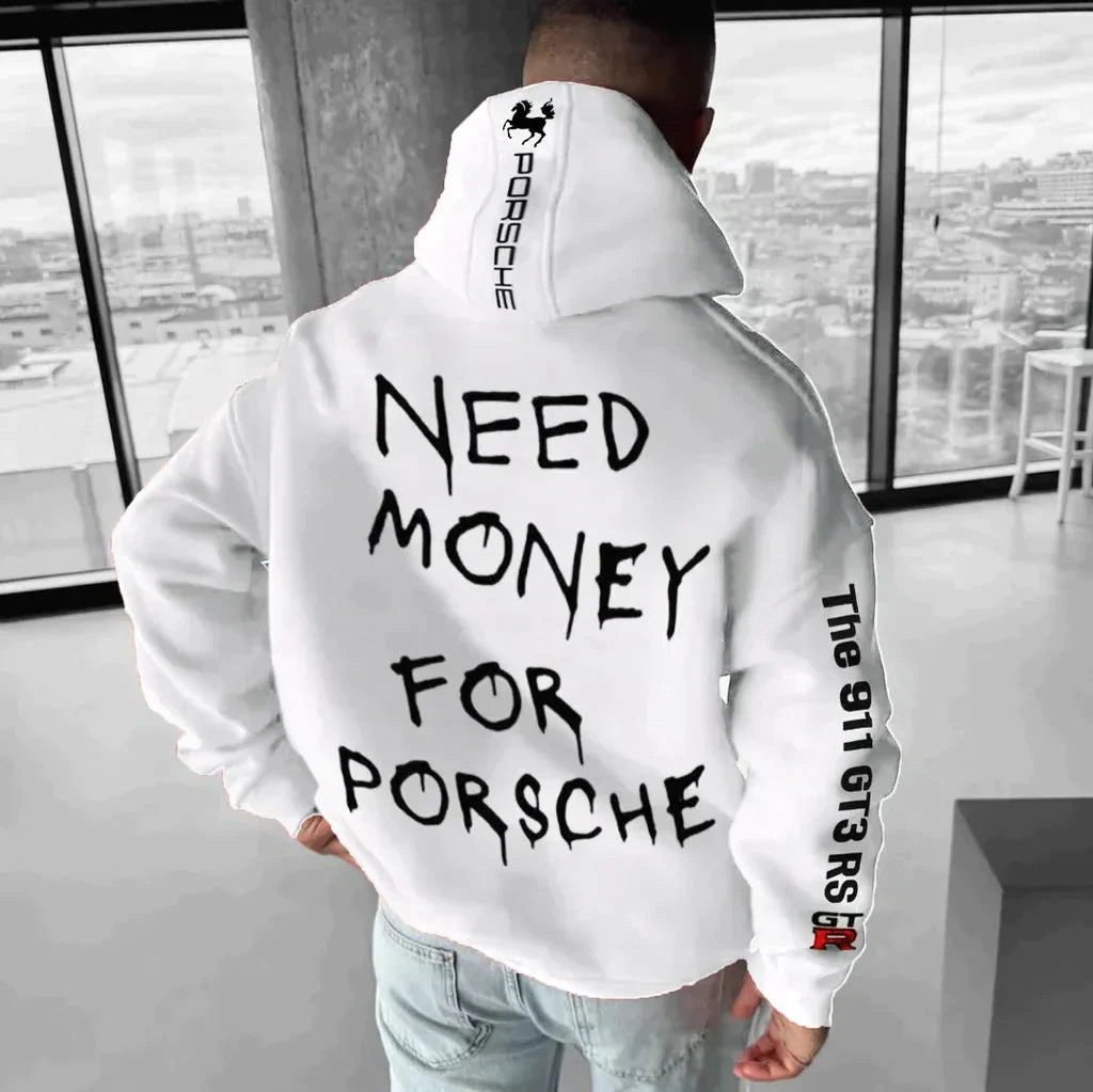 Unisex Renn-Hoodie Grafikdruckdesign Dynamischer Look