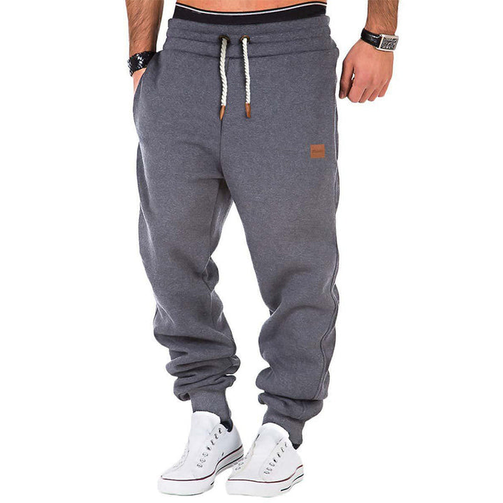 Max Comfort | Herren Einfarbige Jogginghose mit Kordelzug und elastischem Bund