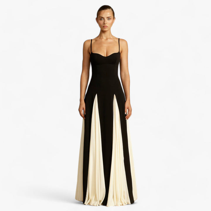 Lyvanta | Damen-Maxi-Festkleid – Herzförmiger Ausschnitt & elegante Spaghettiträger