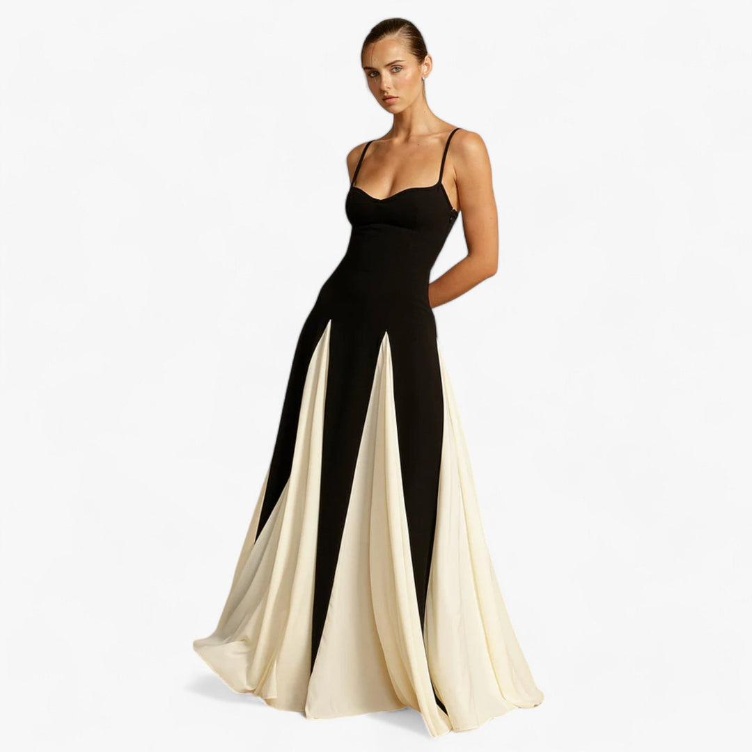 Lyvanta | Damen-Maxi-Festkleid – Herzförmiger Ausschnitt & elegante Spaghettiträger