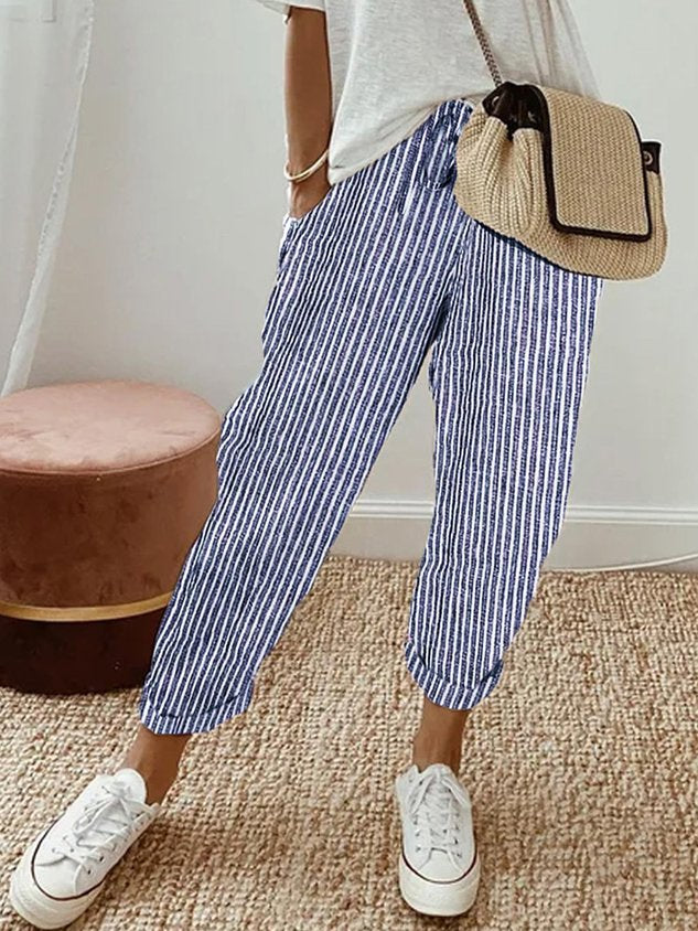 Schweißhemmende High Waist Luxushose Atmungsaktiv Elegant