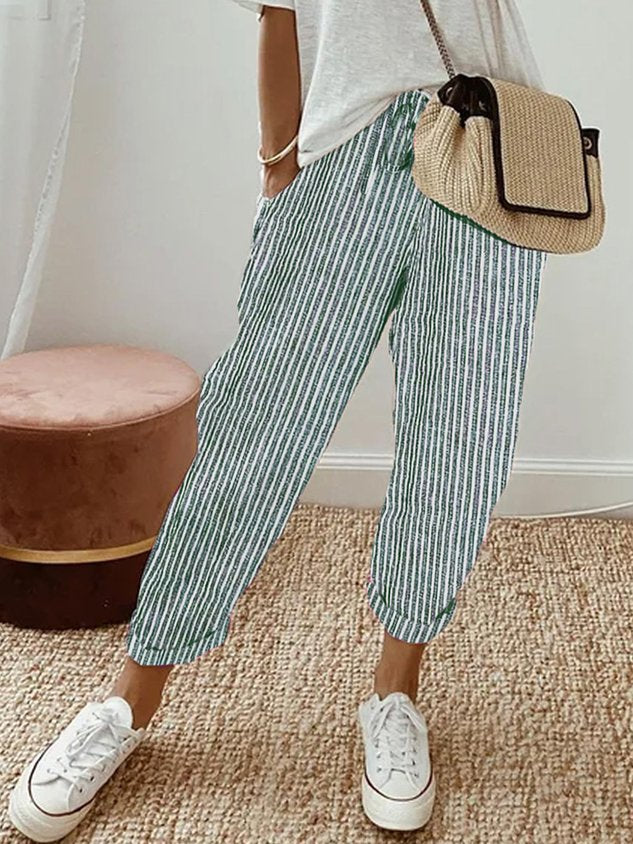 Schweißhemmende High Waist Luxushose Atmungsaktiv Elegant