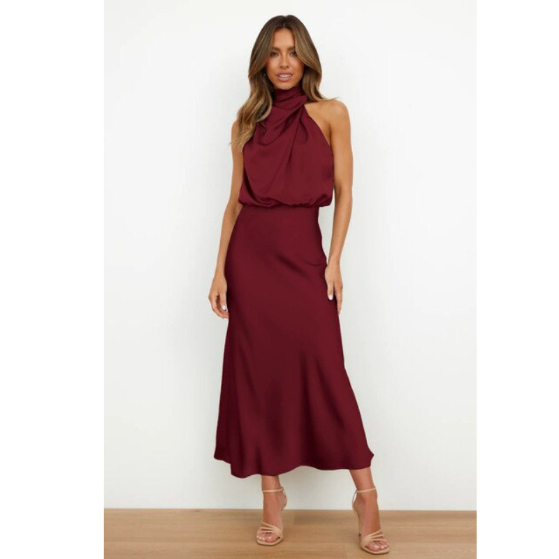 Isana | Damen Abendkleid – Atemberaubender Neckholder, Feminine Silhouette & Eleganter Schnitt