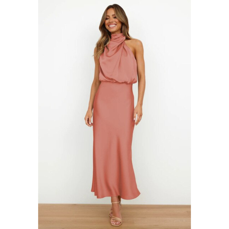 Isana | Damen Abendkleid – Atemberaubender Neckholder, Feminine Silhouette & Eleganter Schnitt