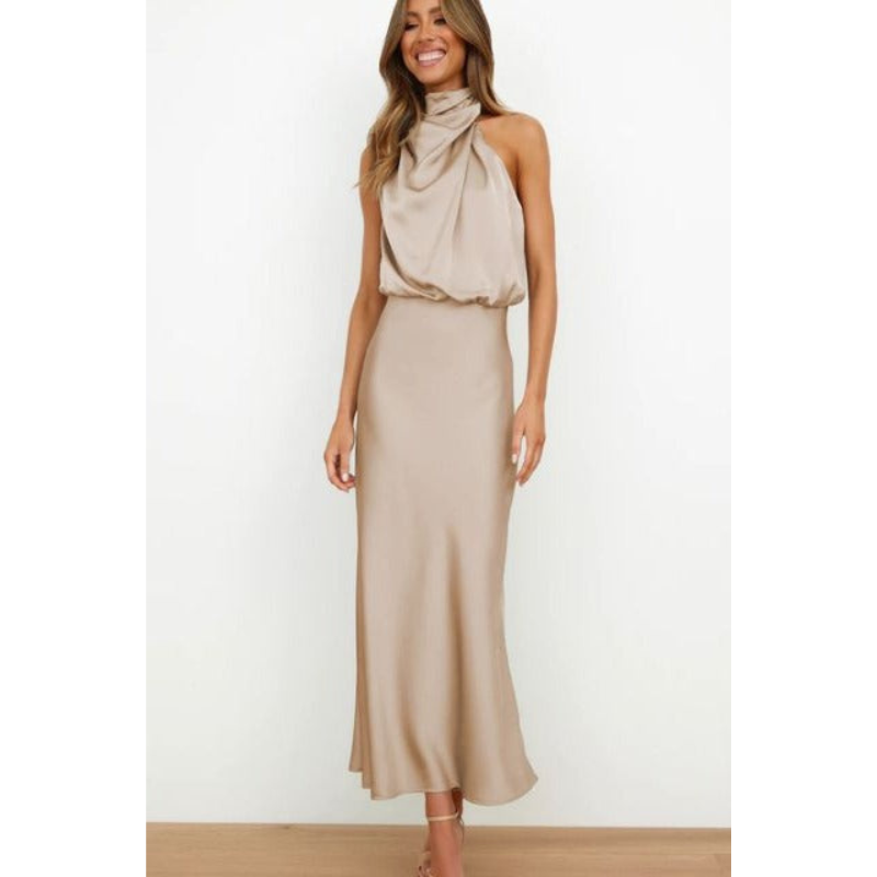 Isana | Damen Abendkleid – Atemberaubender Neckholder, Feminine Silhouette & Eleganter Schnitt