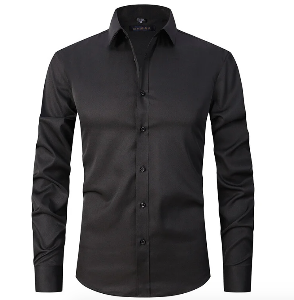 Herren Stretch Shirt Bequemes Hemd Mit Superstretch