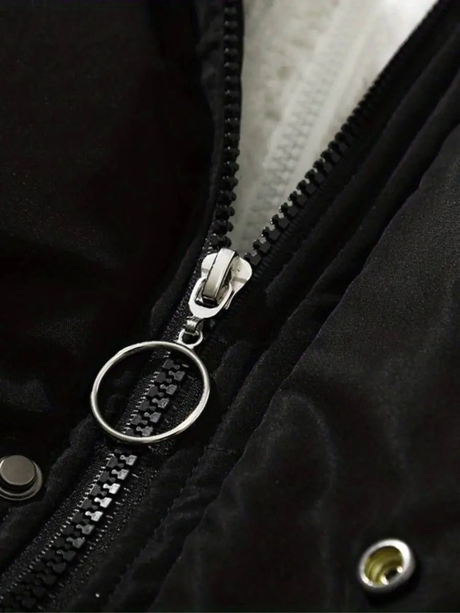 Damen Steppjacke Warm – Reißverschluss & Komfort-Stil