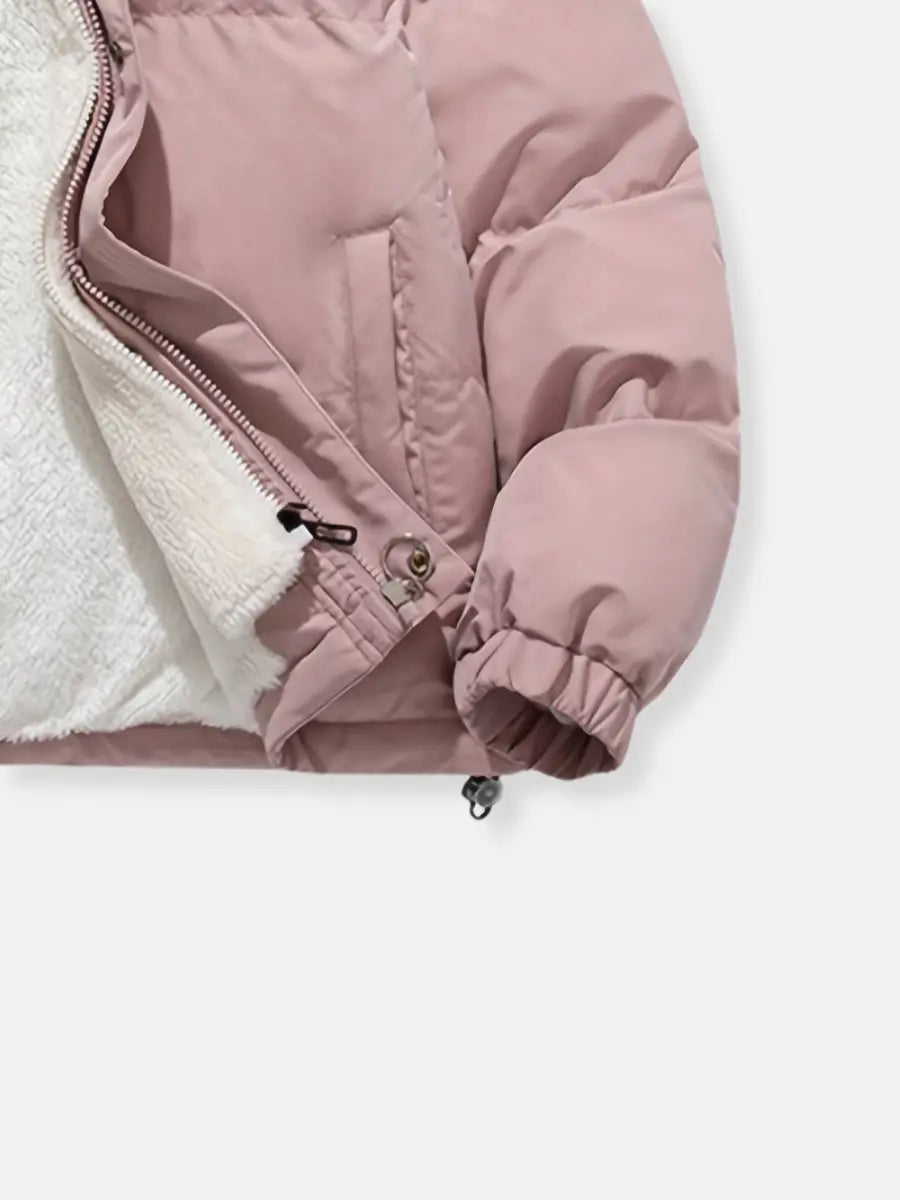 Damen Steppjacke Warm – Reißverschluss & Komfort-Stil