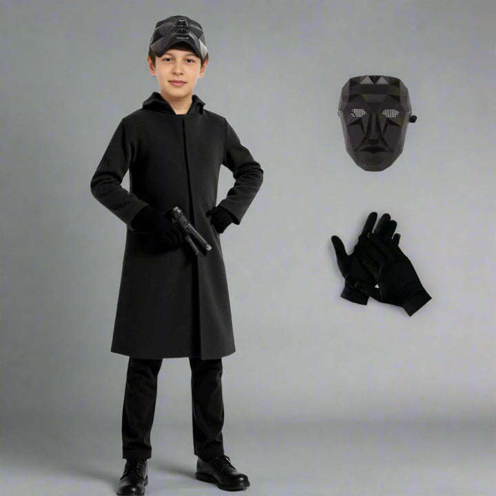 Cosplay Frontmann Kostüm Polyester Outfit Handschuhe Kinderspielkostüm