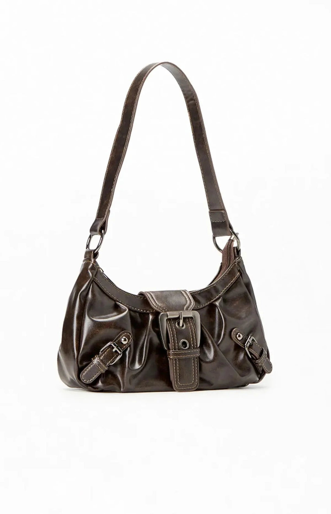 Damen-Schultertasche aus Leder Kompakte Formschöne Tasche