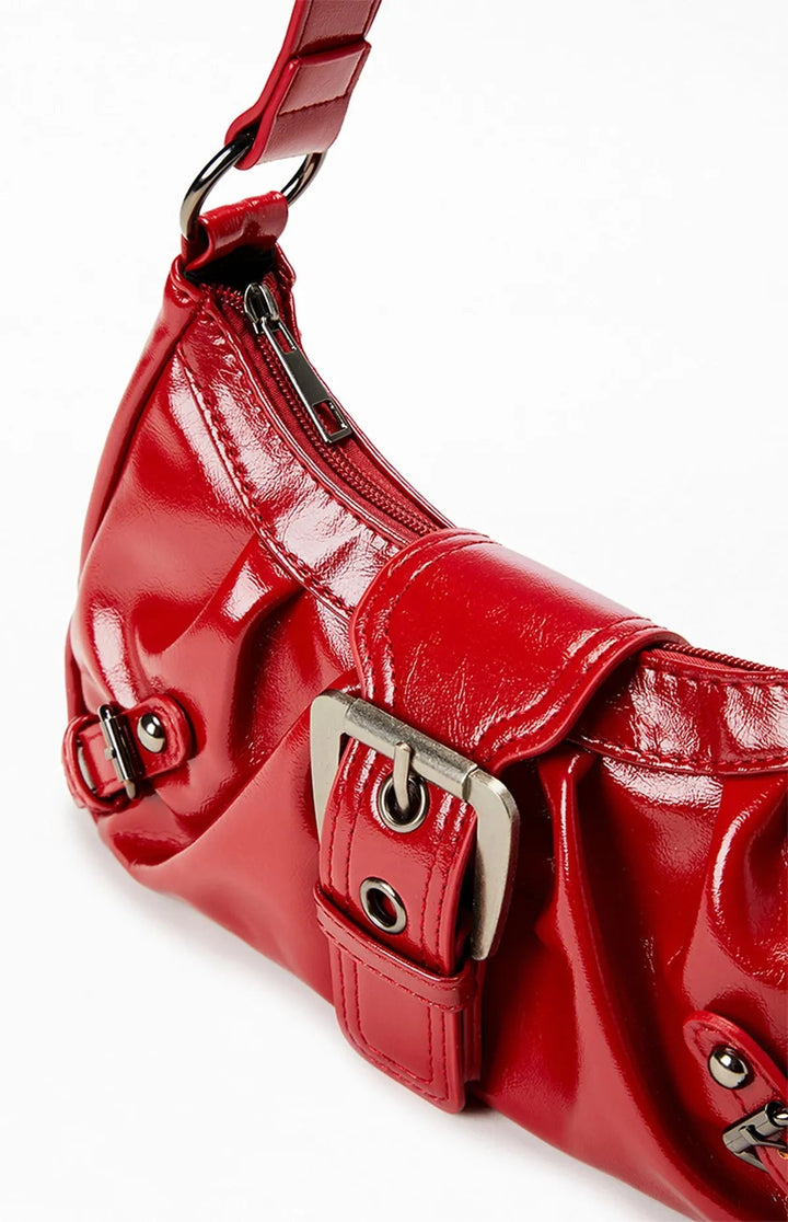 Damen-Schultertasche aus Leder Kompakte Formschöne Tasche