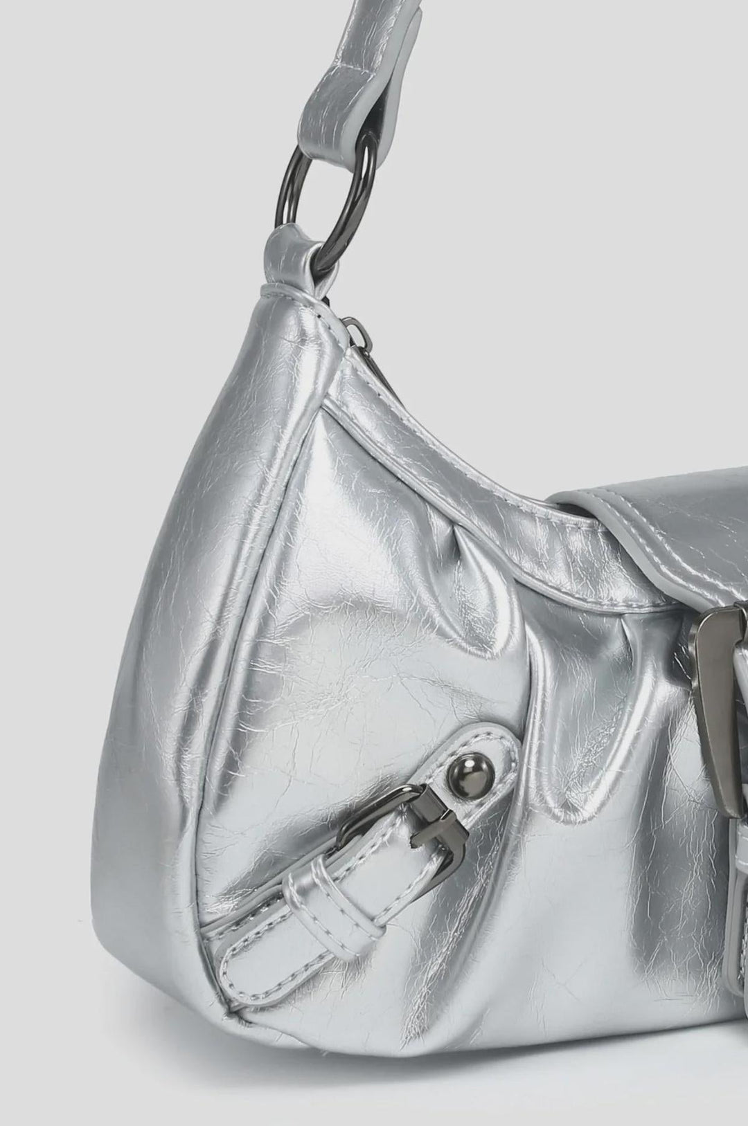 Damen-Schultertasche aus Leder Kompakte Formschöne Tasche