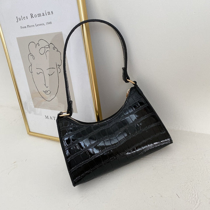 Damen Schultertasche Kleine Mit Modernem Design Reduzierte Formgebung