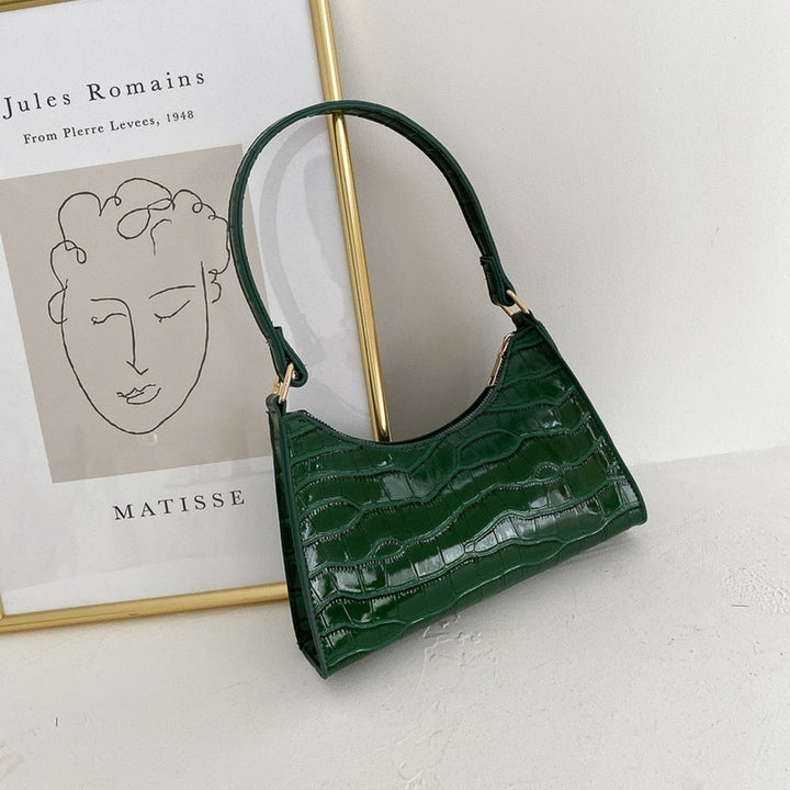 Damen Schultertasche Kleine Mit Modernem Design Reduzierte Formgebung