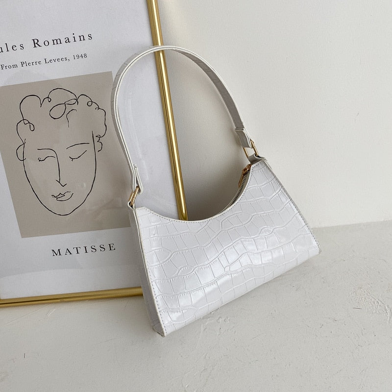 Damen Schultertasche Kleine Mit Modernem Design Reduzierte Formgebung