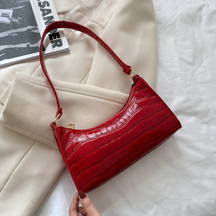 Damen Schultertasche Kleine Mit Modernem Design Reduzierte Formgebung