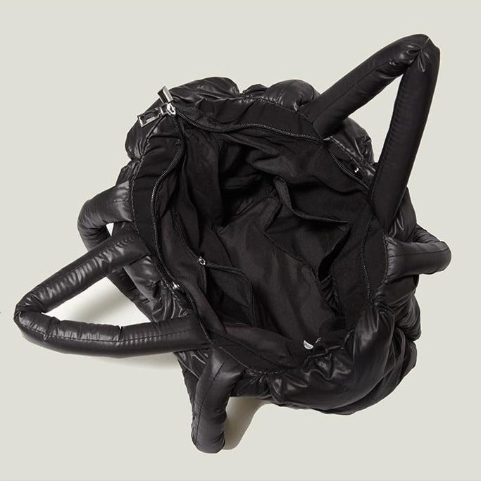 Damen Shopper Handtasche Groß Gepolstert Weiche Polsterung
