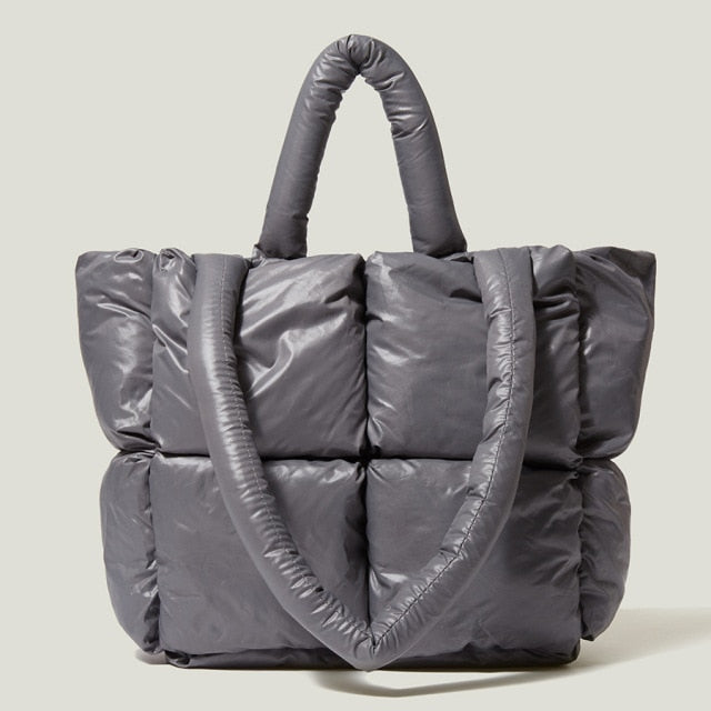 Damen Shopper Handtasche Groß Gepolstert Weiche Polsterung