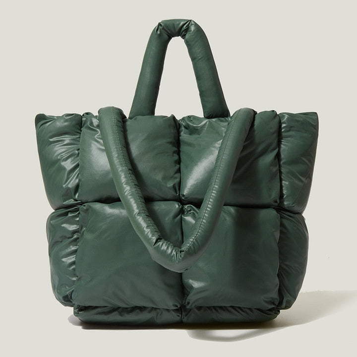 Damen Shopper Handtasche Groß Gepolstert Weiche Polsterung