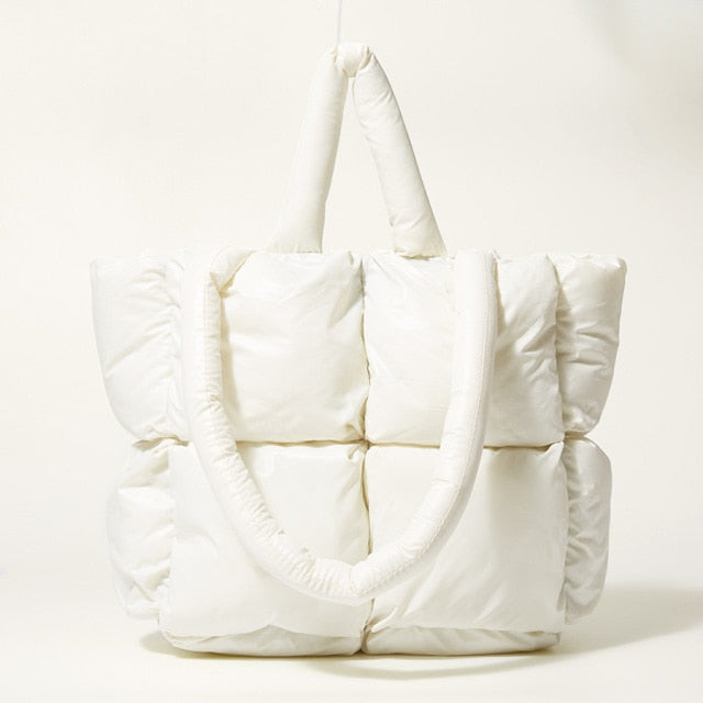 Damen Shopper Handtasche Groß Gepolstert Weiche Polsterung