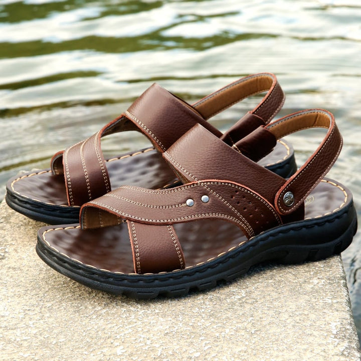 Damen Sommersandalen – Fersenriemen & Rutschfeste Profilsohle