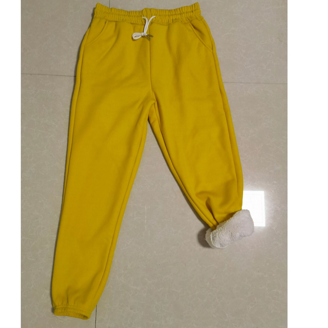 Damen Stylische Jogginghosen Winter Mit Lockerem Schnitt Anpassbarem Kordelzug