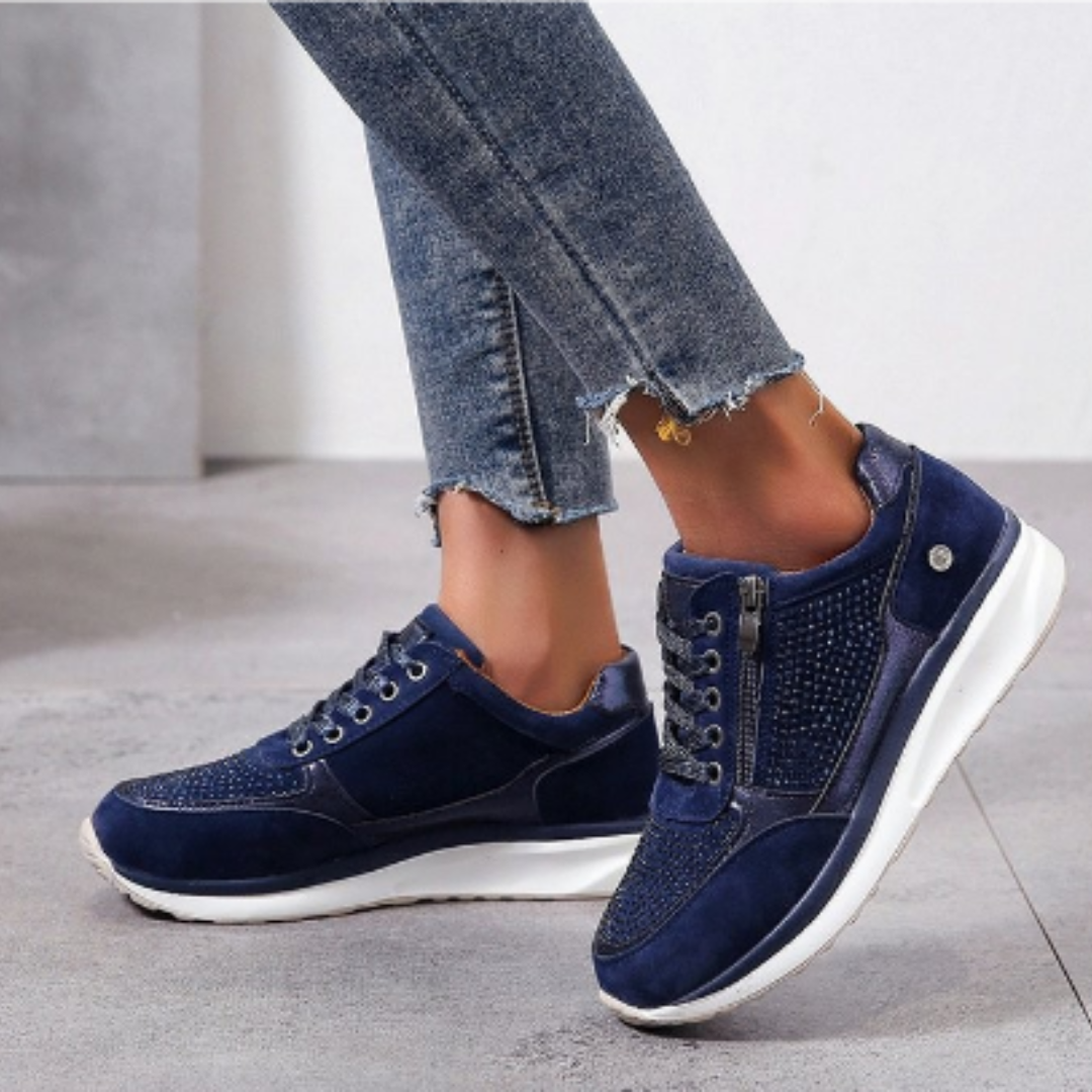 Damen-Schnürschuhe – Modernes Design & praktischer Seitenreißverschluss