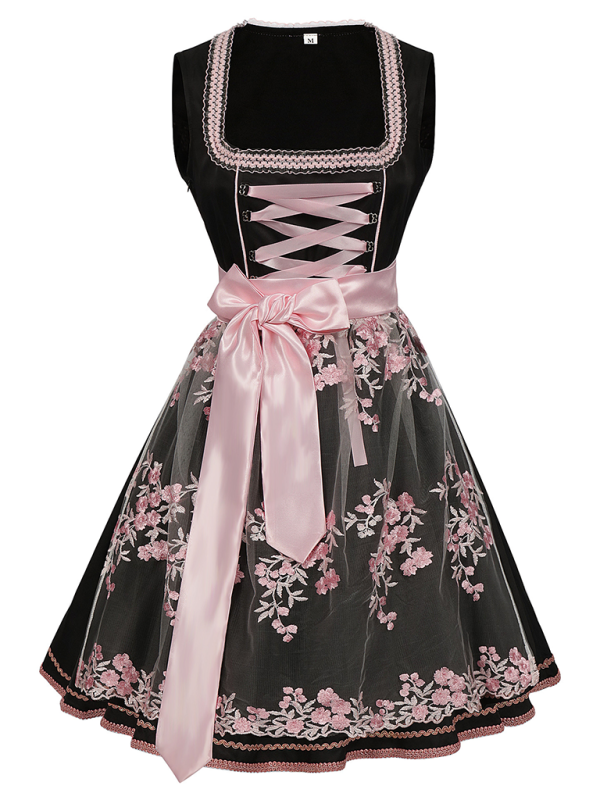 Dirndl Mit Floralem Design Für Oktoberfest Trachtenanlässe