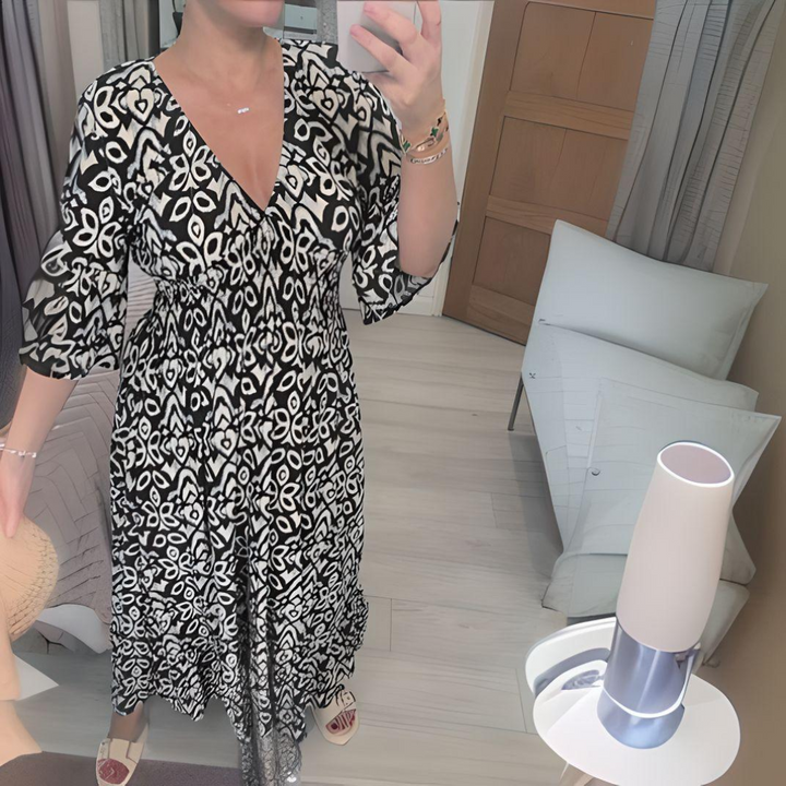 Sophé | Damen Maxikleid – Verspielter Bohème-Stil