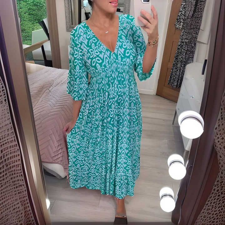 Sophé | Damen Maxikleid – Verspielter Bohème-Stil