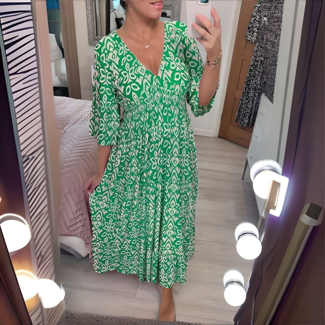 Sophé | Damen Maxikleid – Verspielter Bohème-Stil