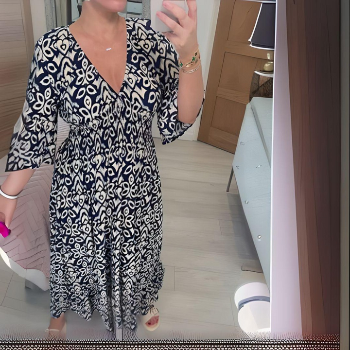 Sophé | Damen Maxikleid – Verspielter Bohème-Stil