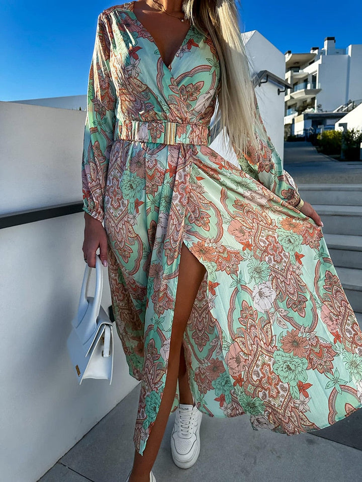 Rogue | Elegantes Boho-Maxikleid