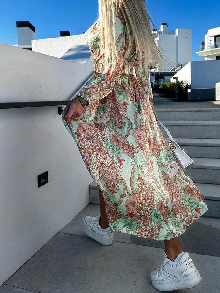 Rogue | Elegantes Boho-Maxikleid