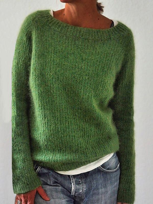 Damenpullover Pullover Schlichte Eleganz Für Jede Jahreszeit Lockeren Passform