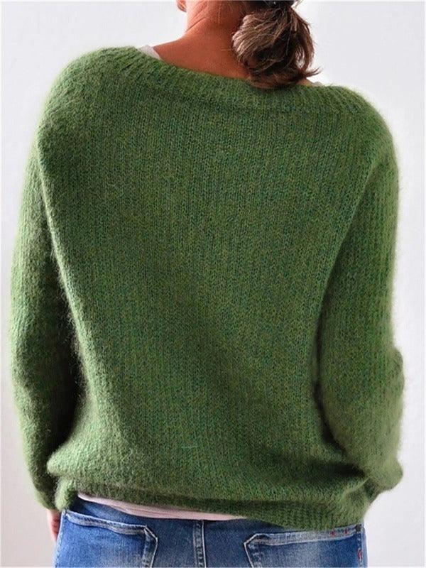 Damenpullover Pullover Schlichte Eleganz Für Jede Jahreszeit Lockeren Passform