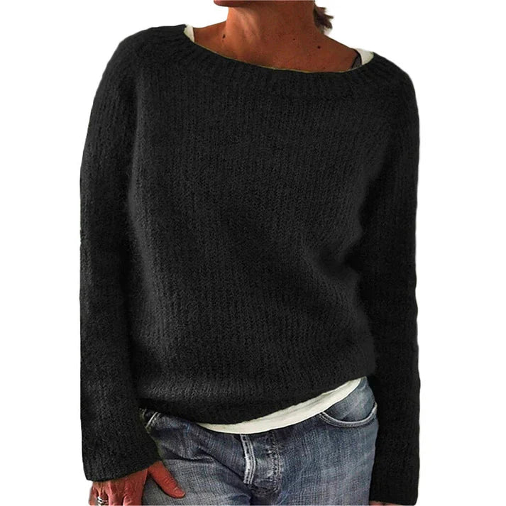Damenpullover Pullover Schlichte Eleganz Für Jede Jahreszeit Lockeren Passform