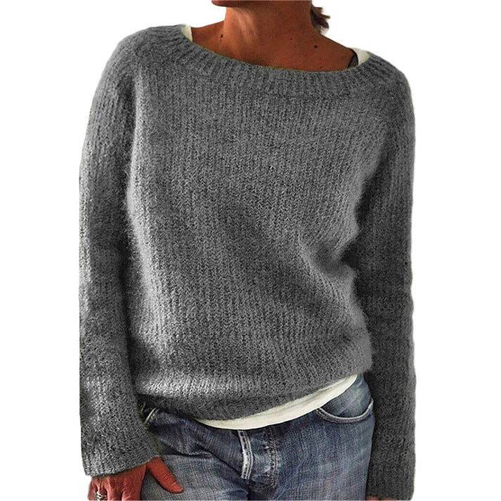 Damenpullover Pullover Schlichte Eleganz Für Jede Jahreszeit Lockeren Passform