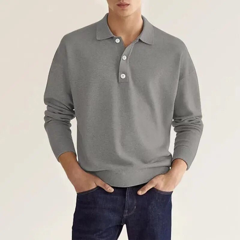 Flora | Herren Langarm-Polo – Weicher Komfort, Klassisches Design & Erstklassiges Tragegefühl