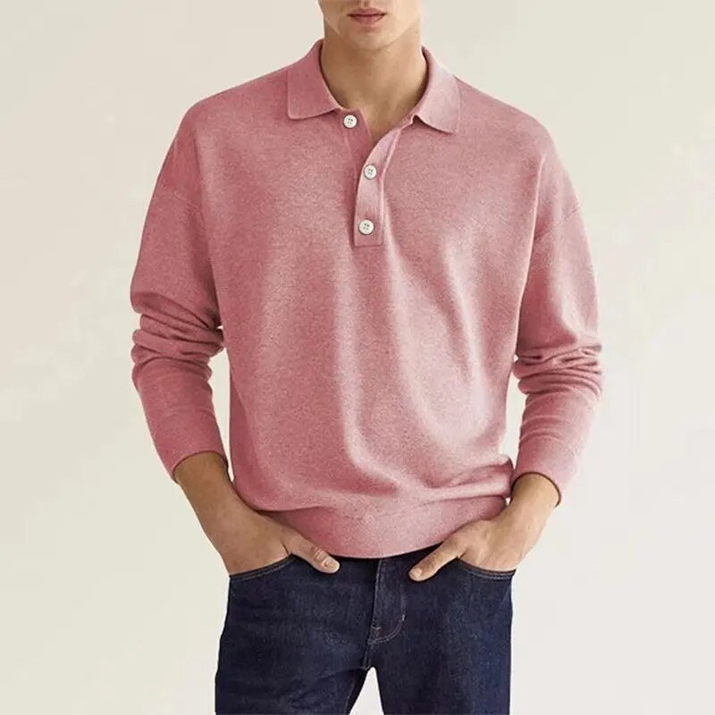 Flora | Herren Langarm-Polo – Weicher Komfort, Klassisches Design & Erstklassiges Tragegefühl