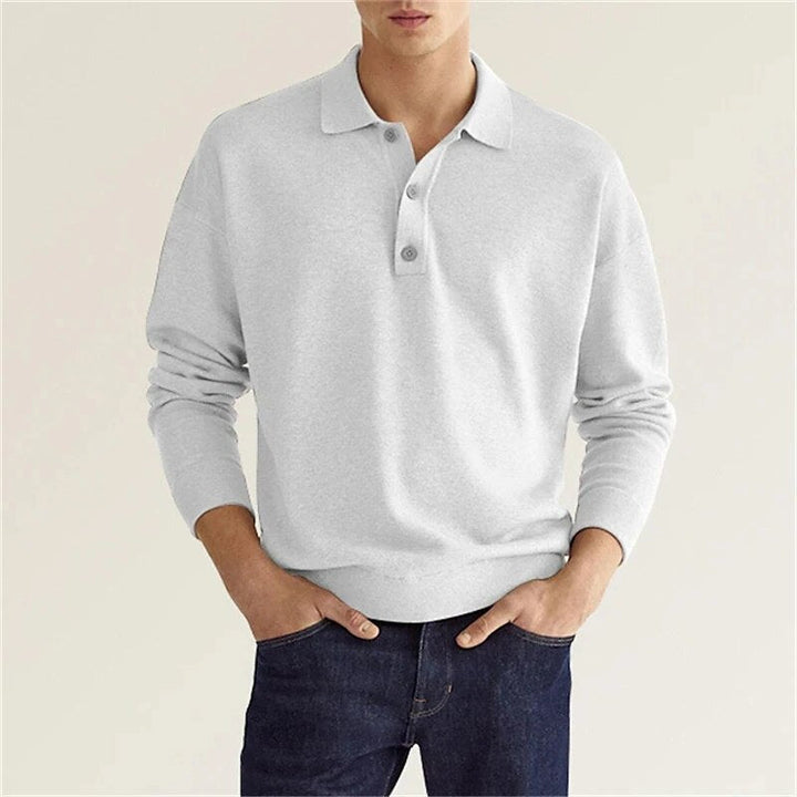 Flora | Herren Langarm-Polo – Weicher Komfort, Klassisches Design & Erstklassiges Tragegefühl