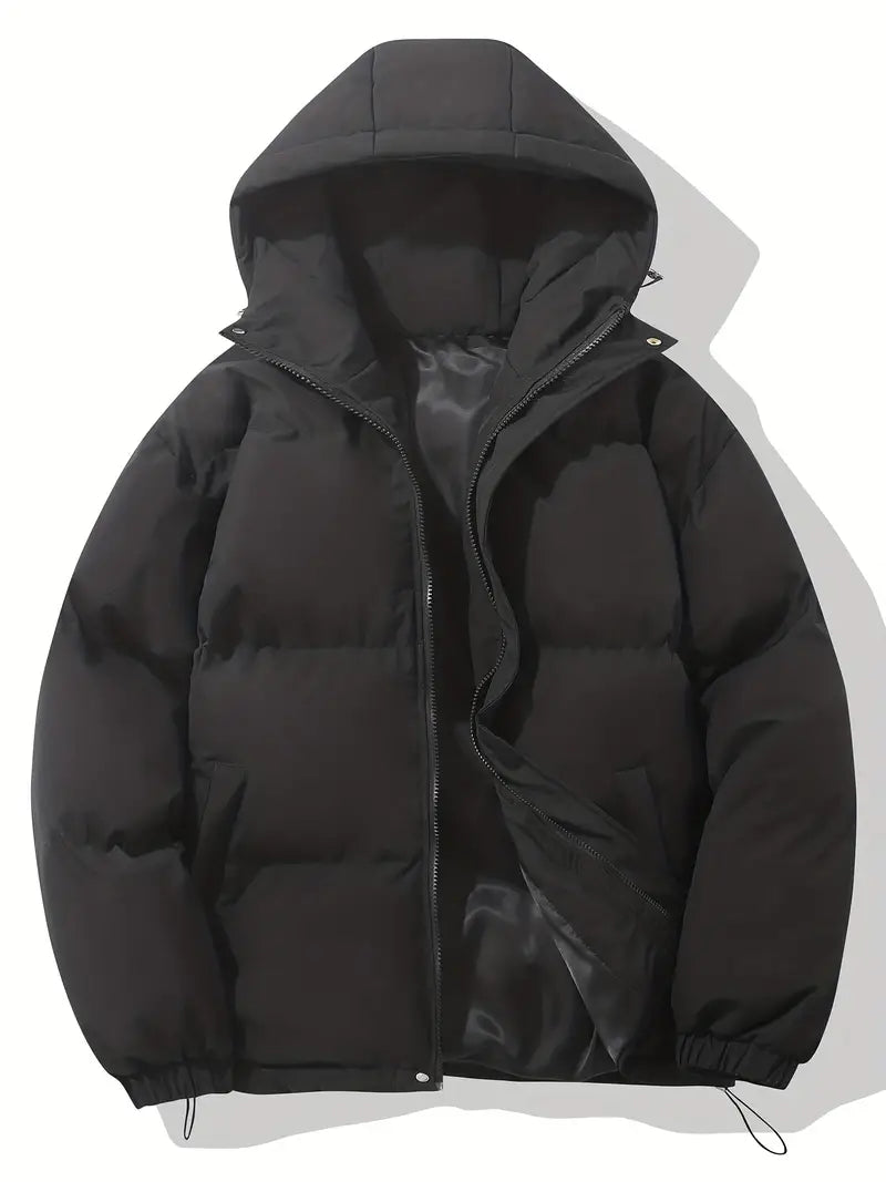Kapuzenjacke Klassisches Design Warme Winterjacke Winter