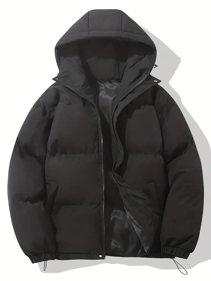 Kapuzenjacke Klassisches Design Warme Winterjacke Winter