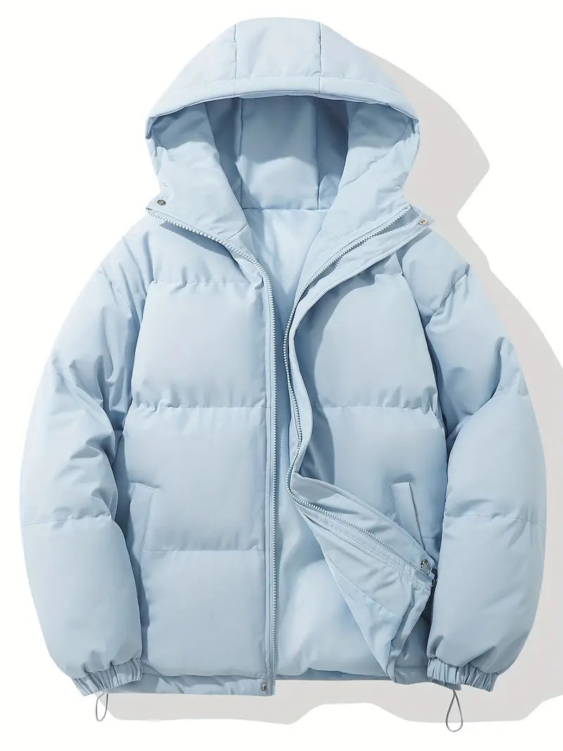 Kapuzenjacke Klassisches Design Warme Winterjacke Winter