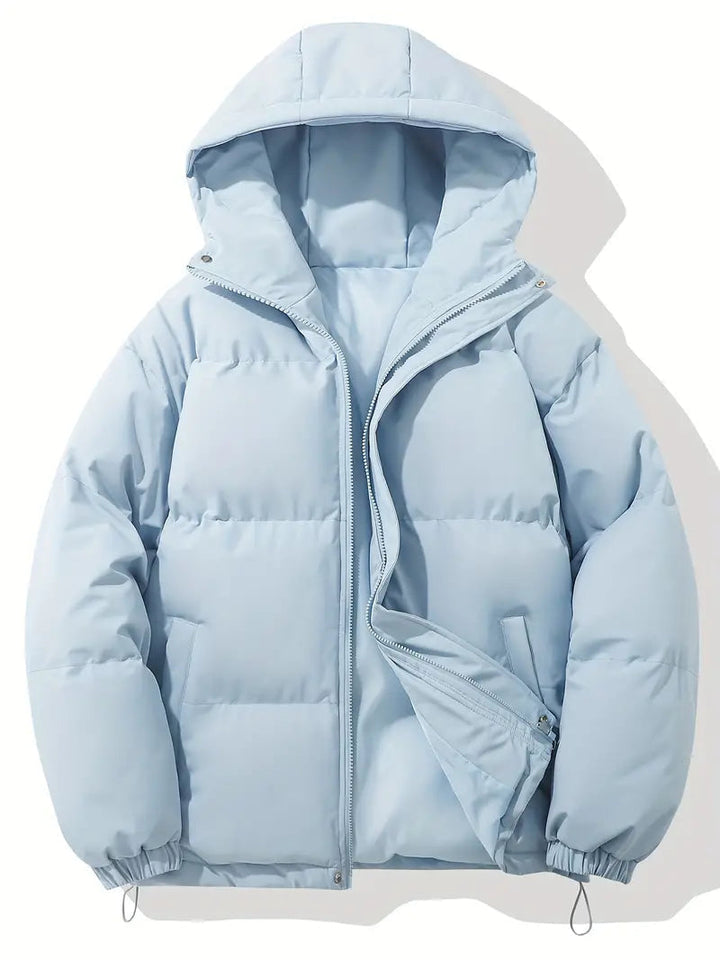 Kapuzenjacke Klassisches Design Warme Winterjacke Winter