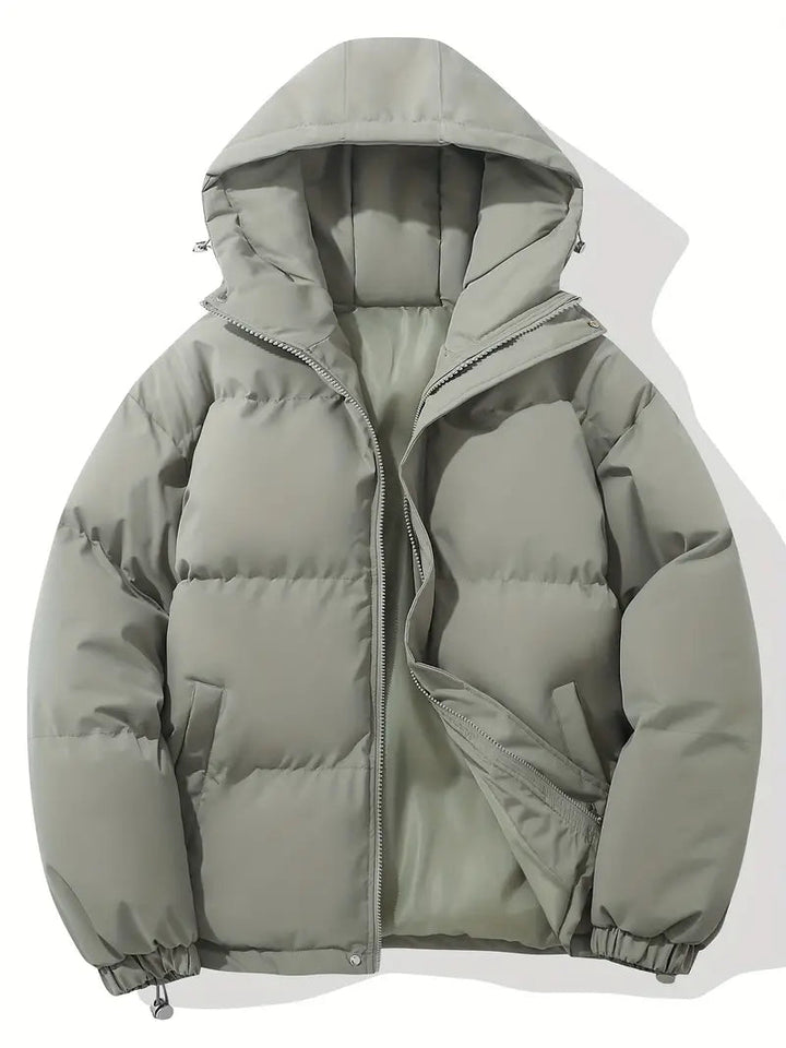 Kapuzenjacke Klassisches Design Warme Winterjacke Winter