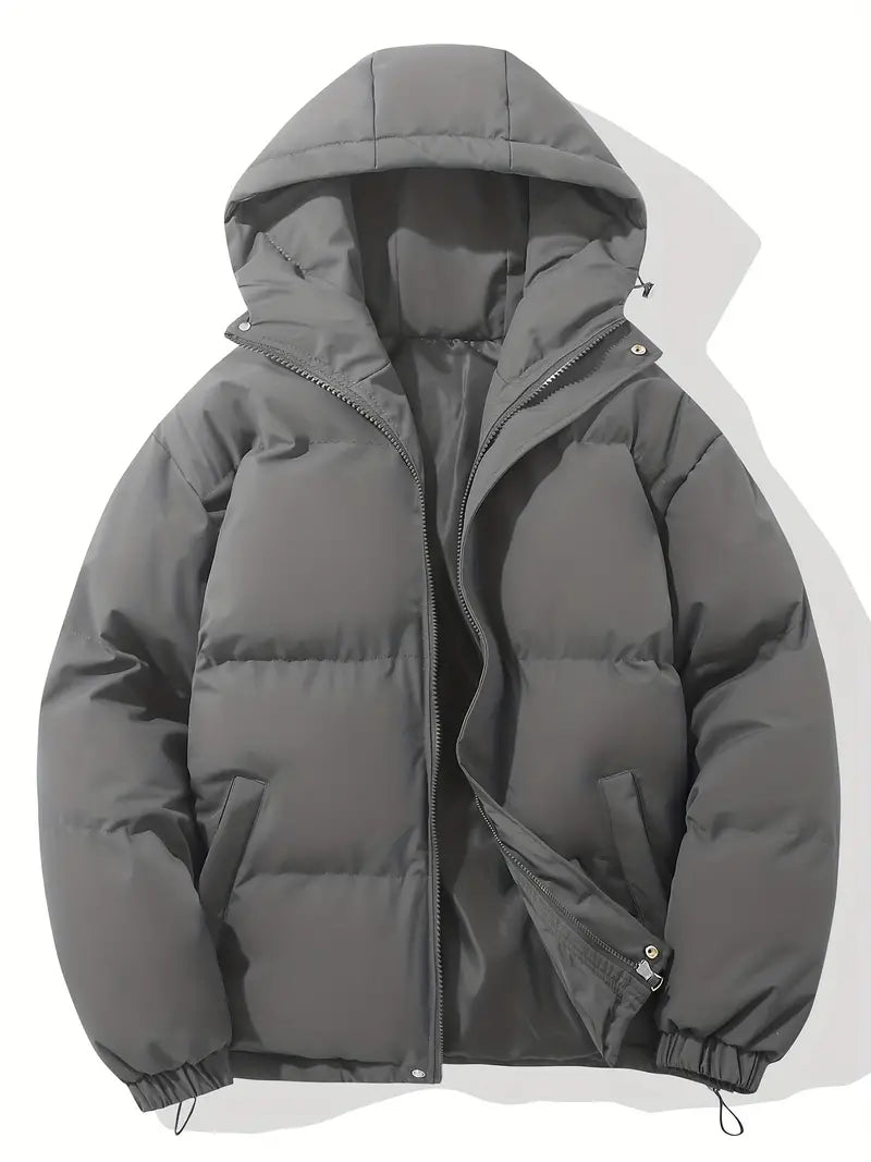 Kapuzenjacke Klassisches Design Warme Winterjacke Winter