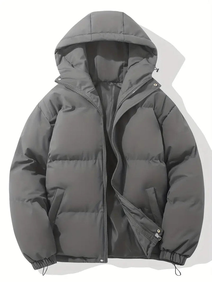 Kapuzenjacke Klassisches Design Warme Winterjacke Winter